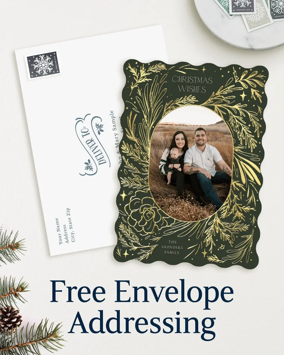Wavy Christmas Cards