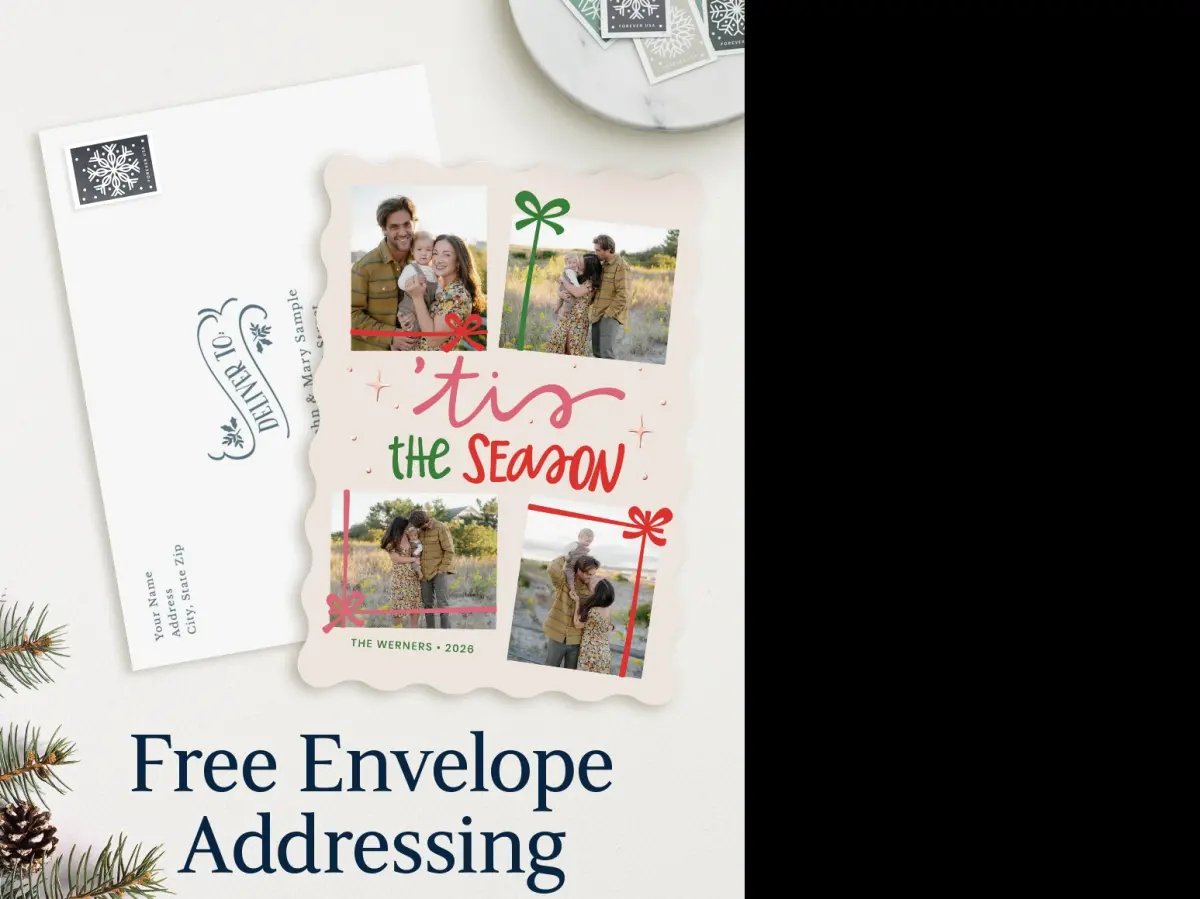 Wavy Christmas Cards