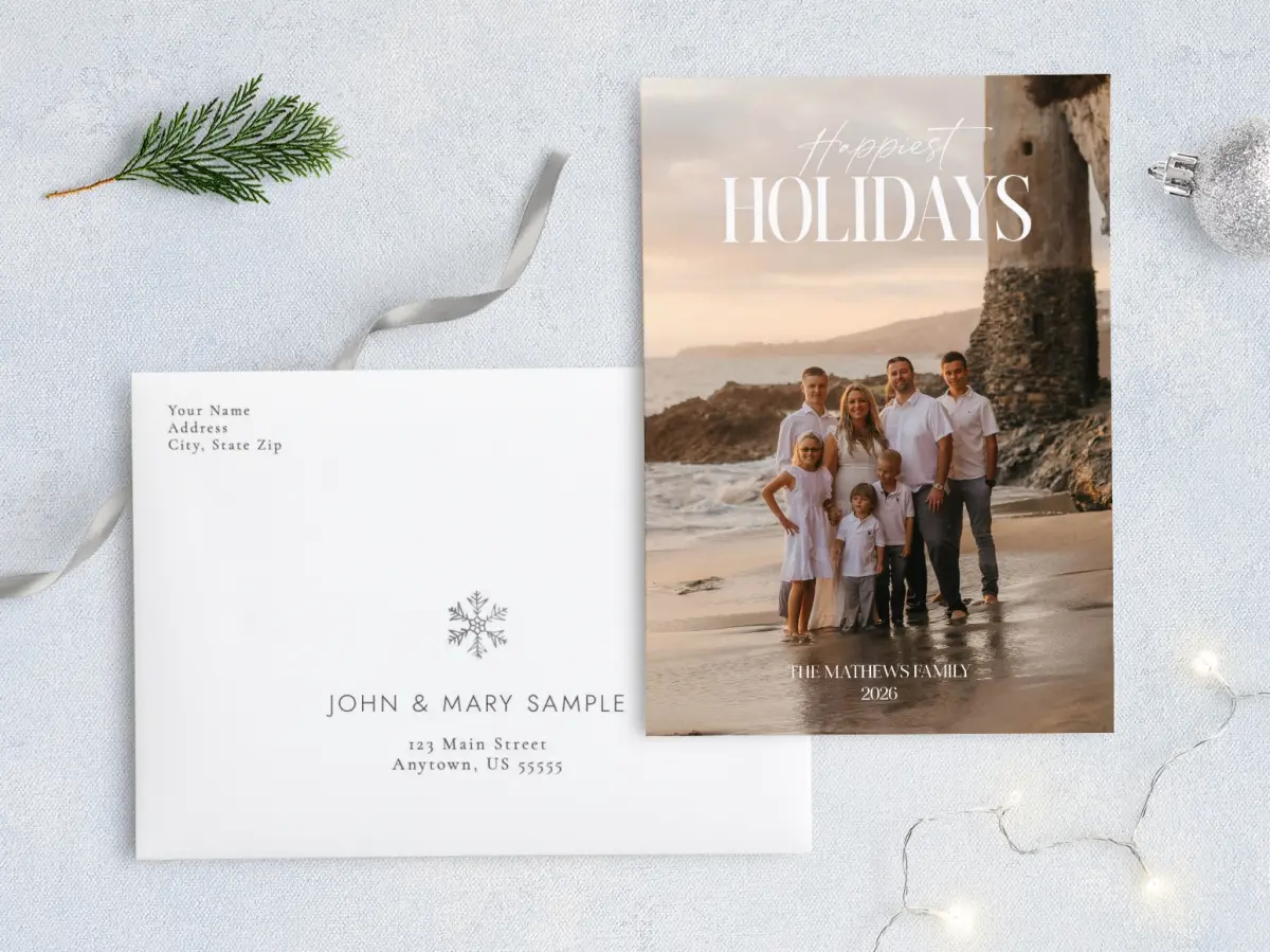 Front with Envelope Design