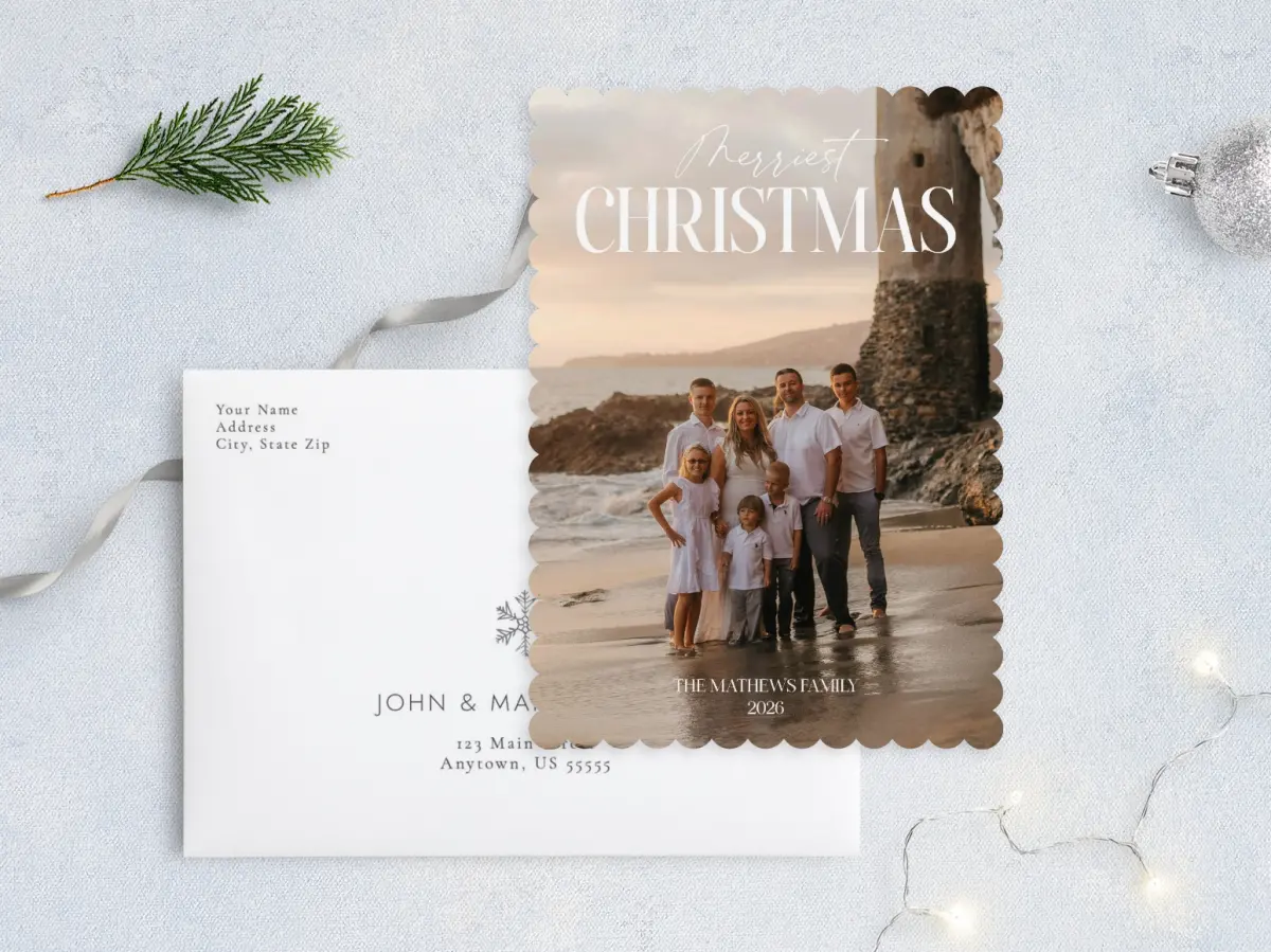 Front with Envelope Design