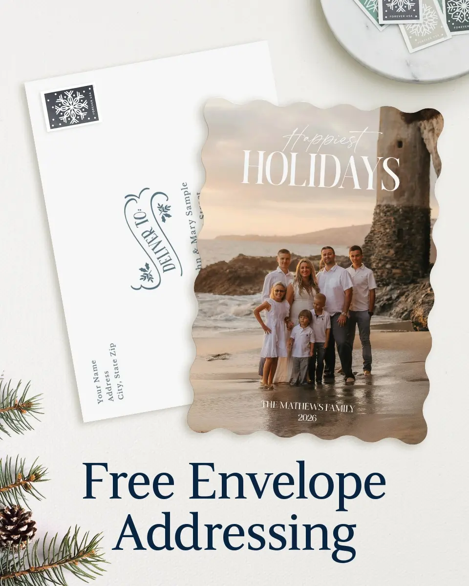 Wavy Christmas Cards