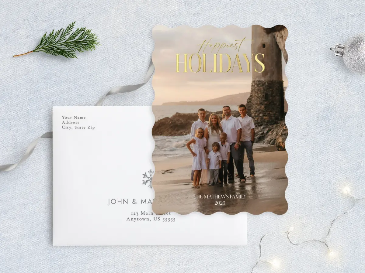 Front with Envelope Design