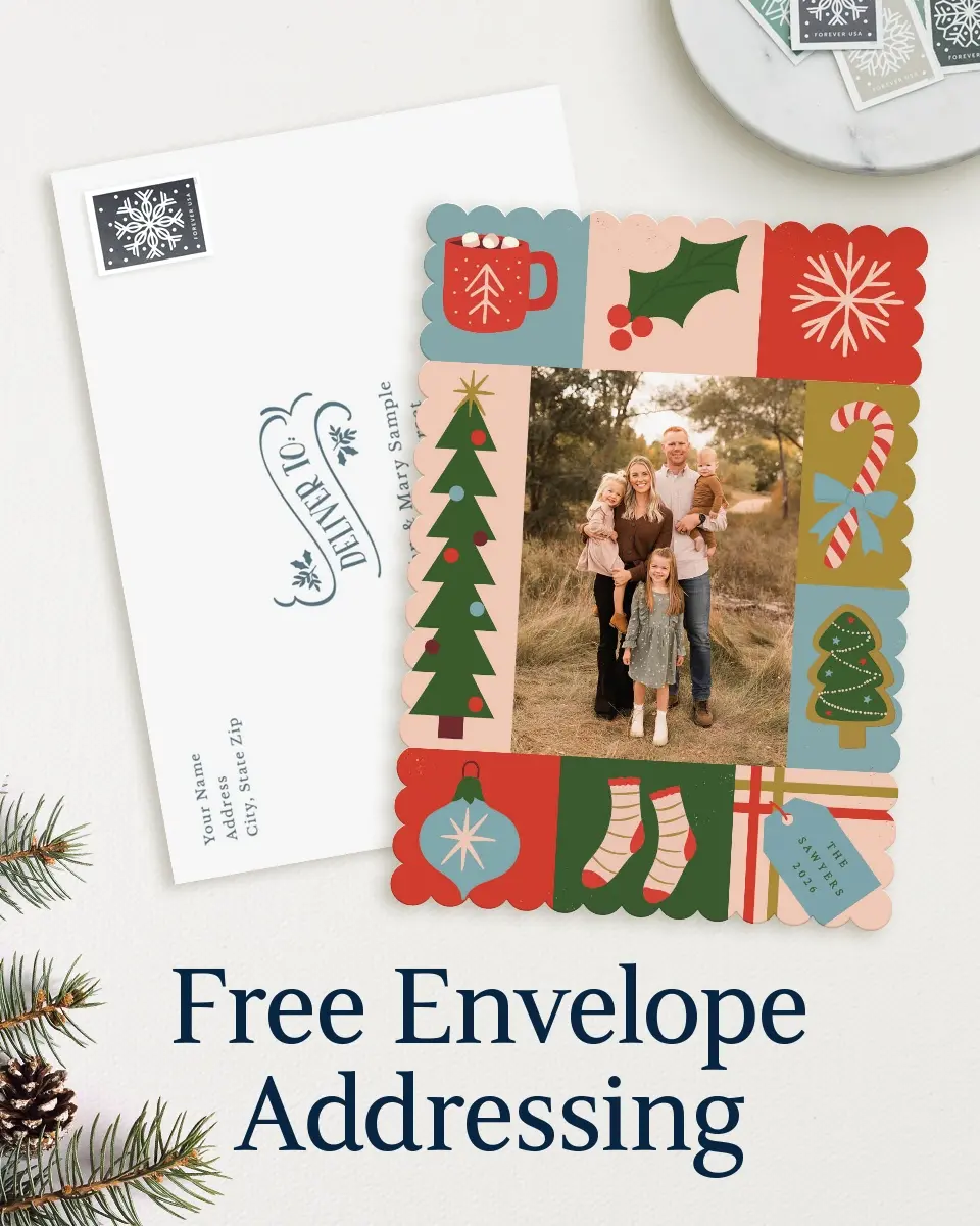Scalloped Christmas Cards