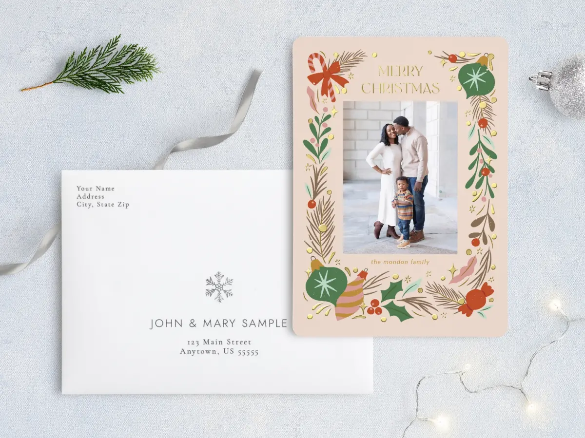 Front with Envelope Design