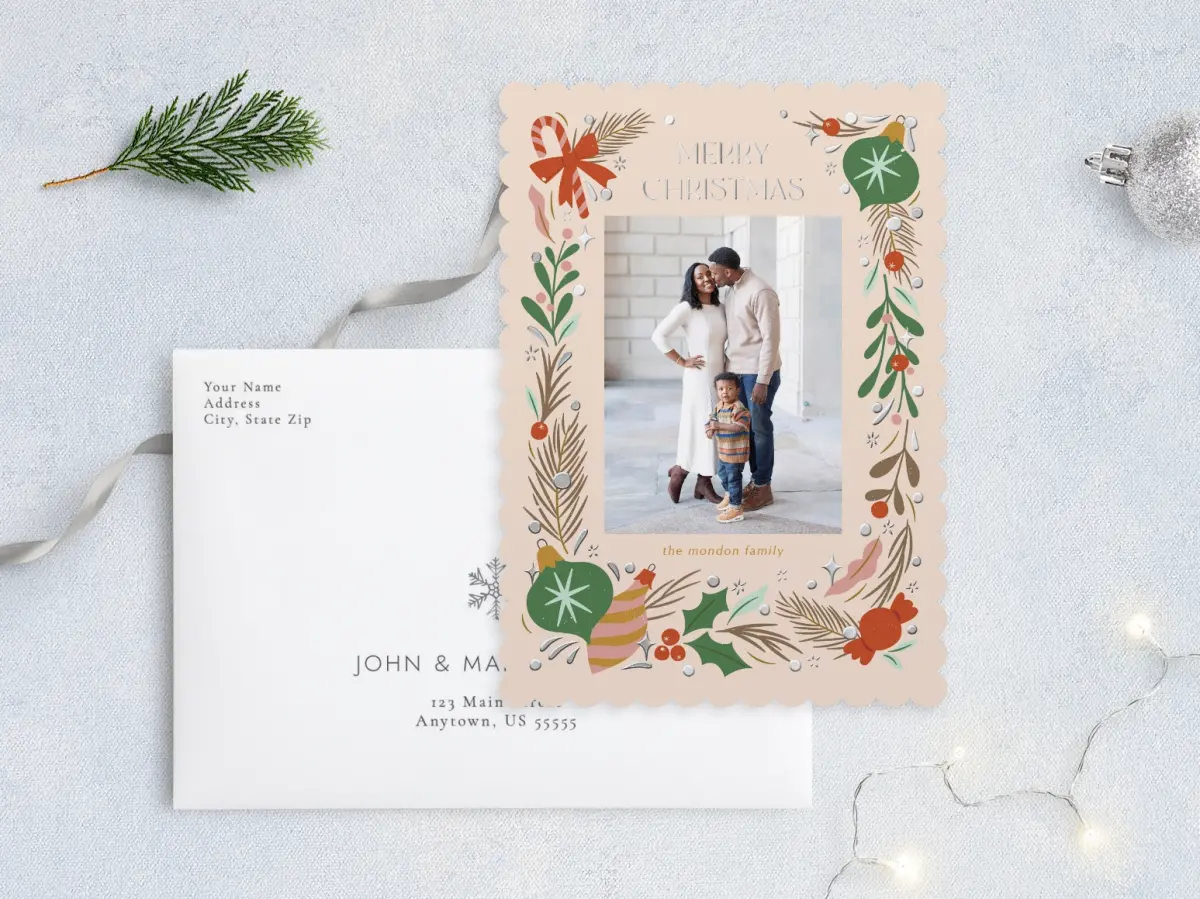 Front with Envelope Design