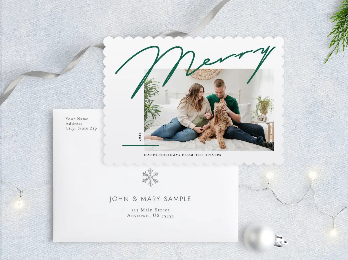 Front with Envelope Design