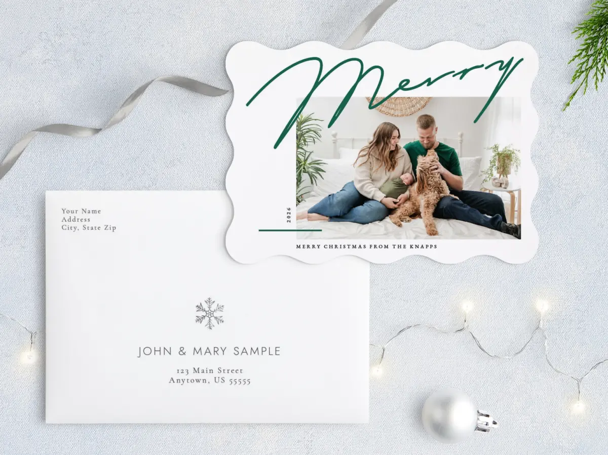 Front with Envelope Design