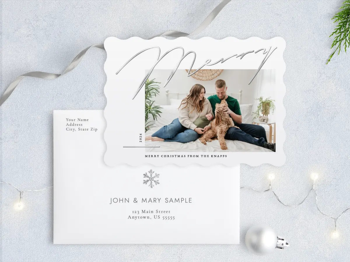 Front with Envelope Design