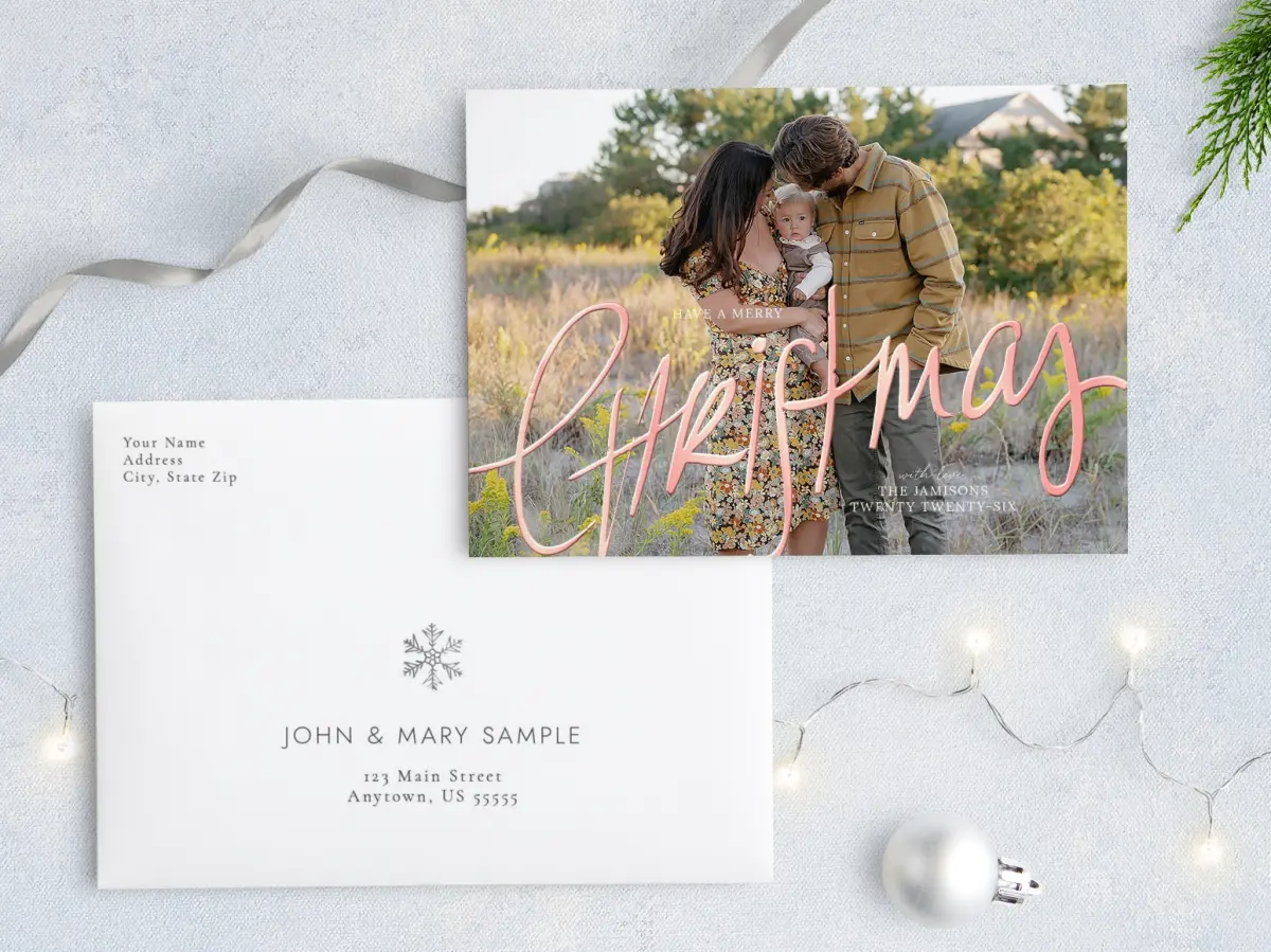 Front with Envelope Design