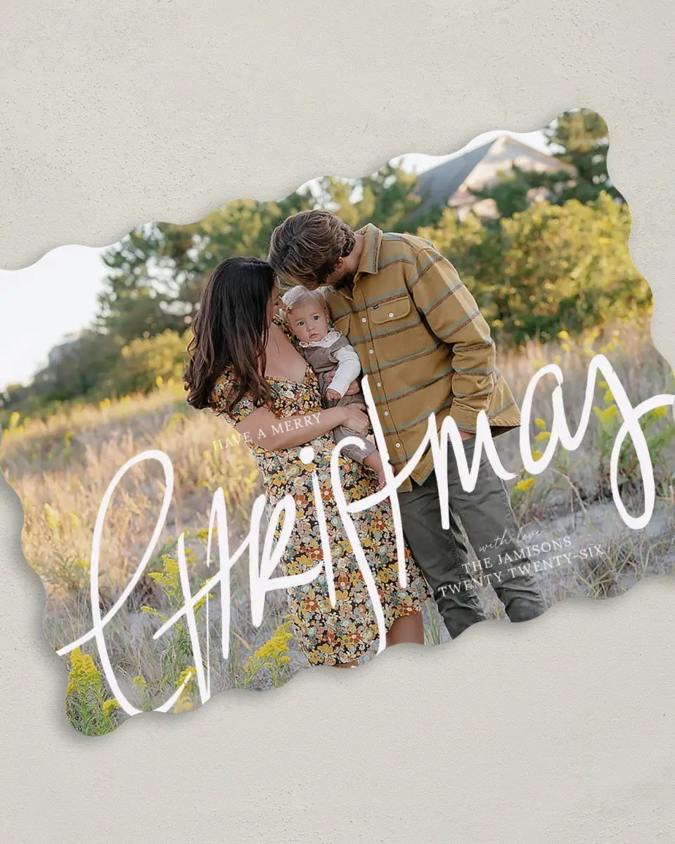 This is a 5" x 7" Christmas Card called Celebrating Christmas printed in full color on Premium Smooth paper