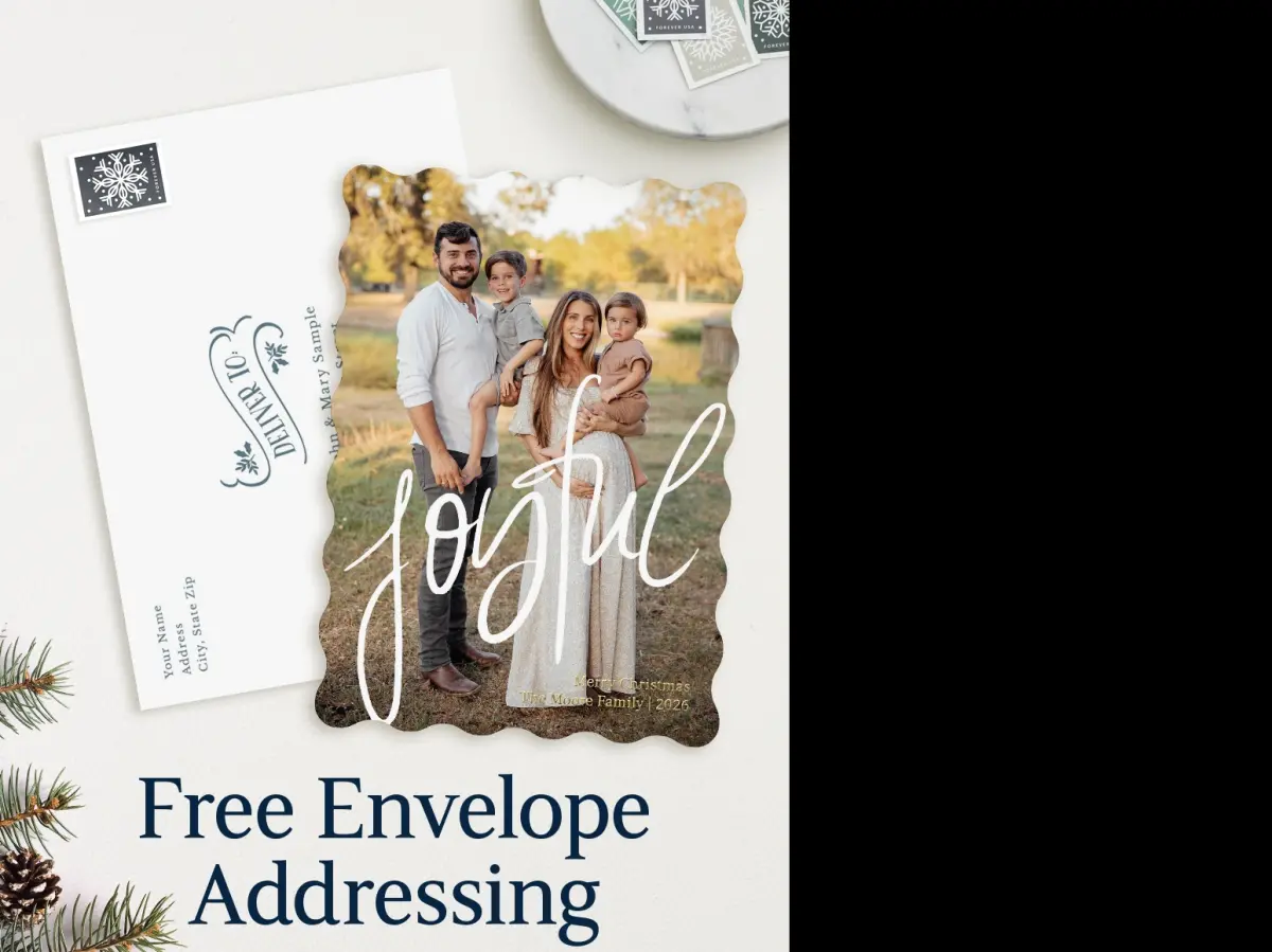 Wavy Christmas Cards
