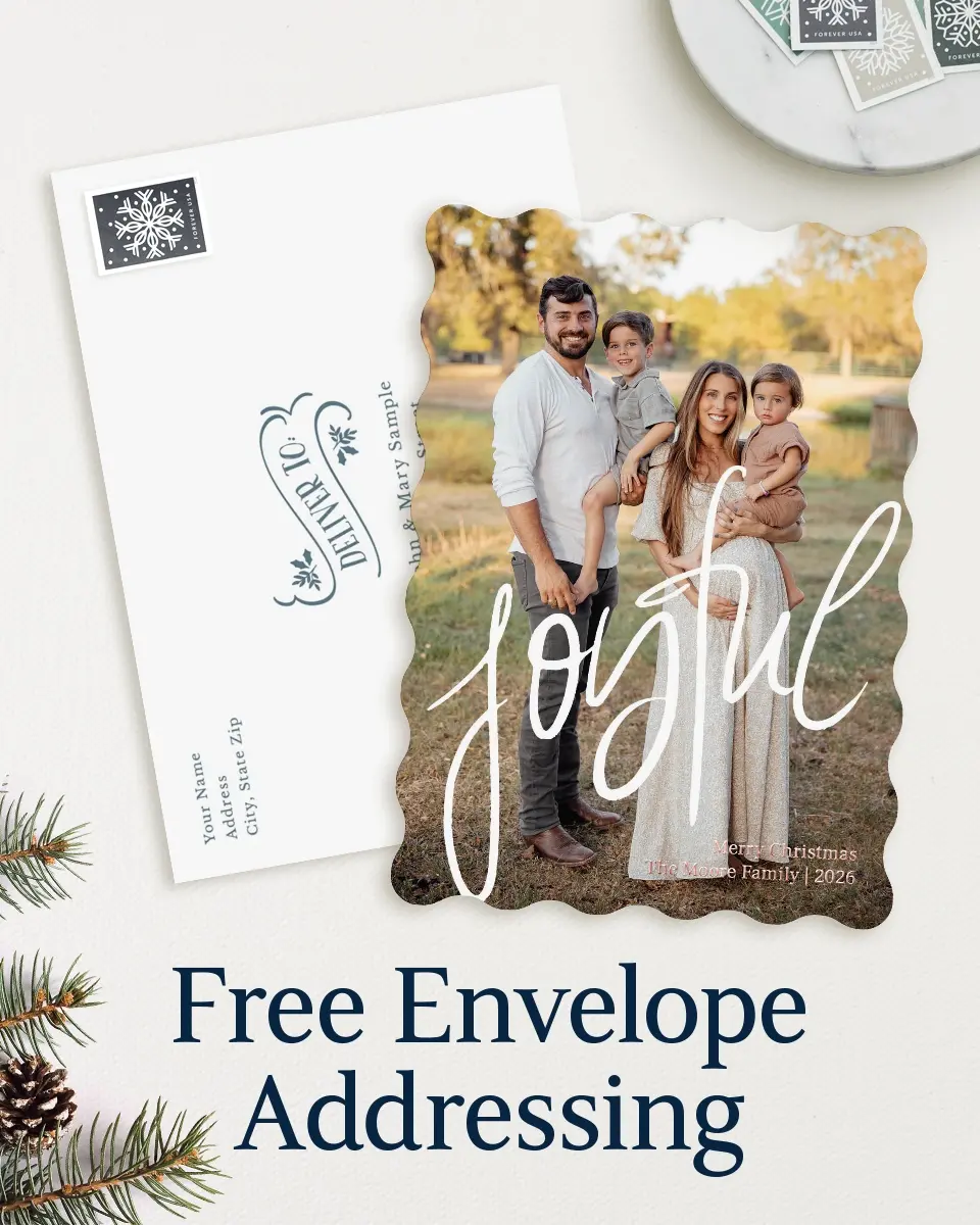 Wavy Christmas Cards