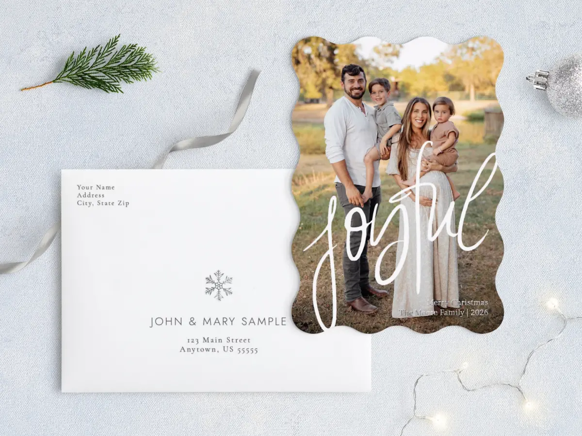 Front with Envelope Design