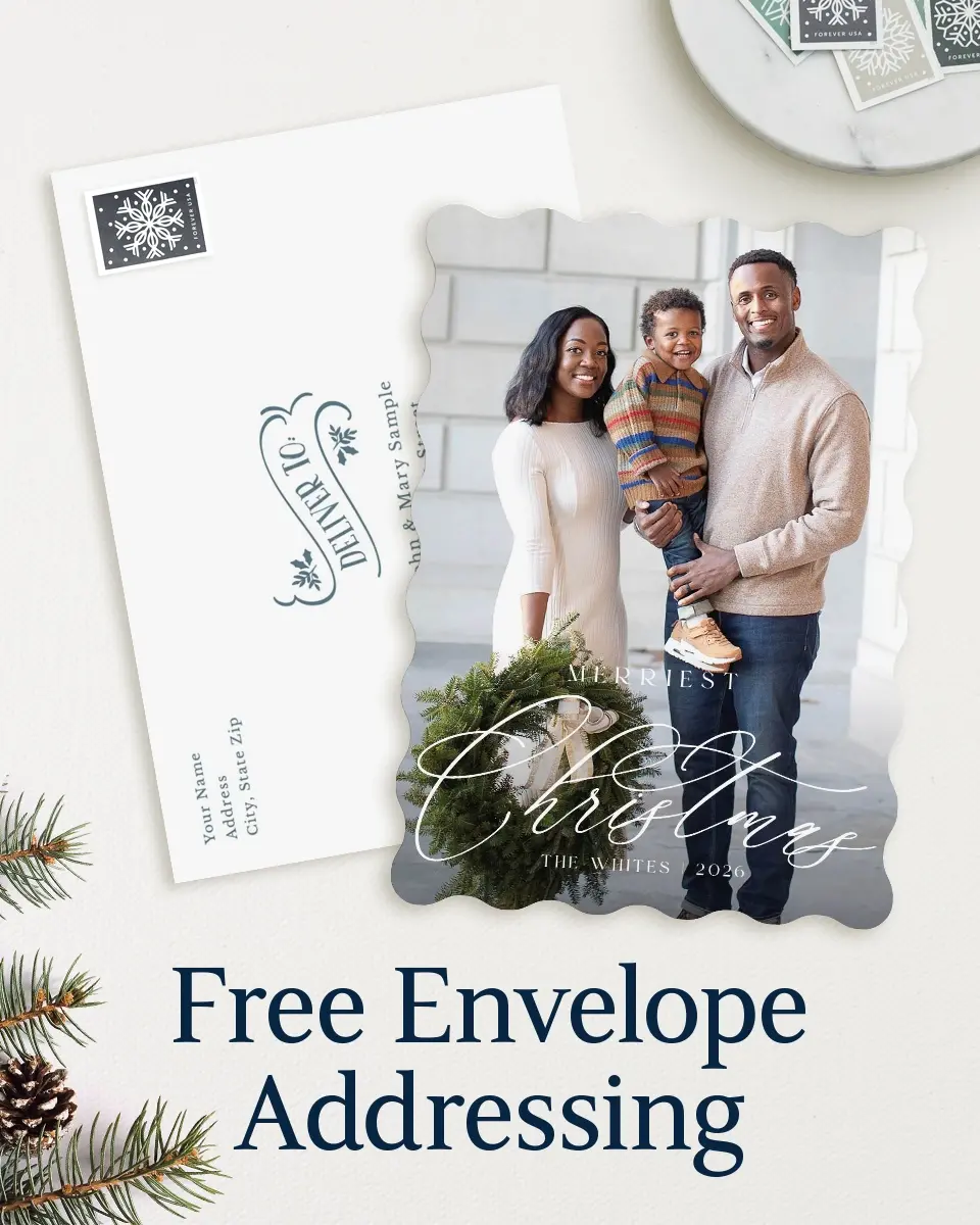 Wavy Christmas Cards