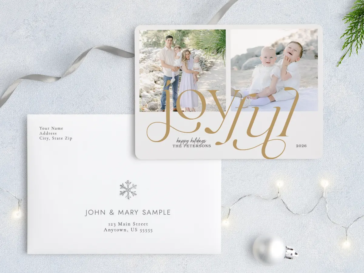 Front with Envelope Design
