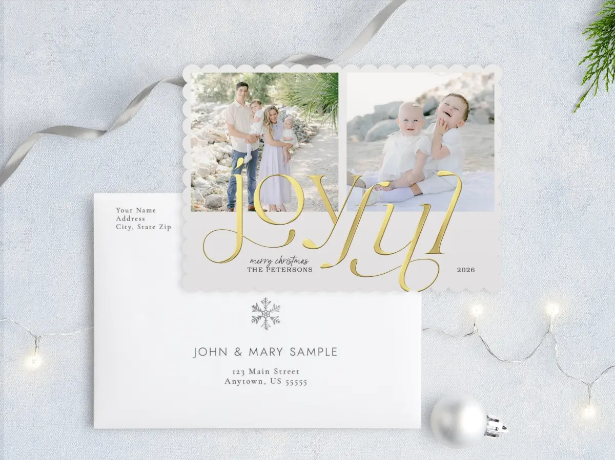 Front with Envelope Design