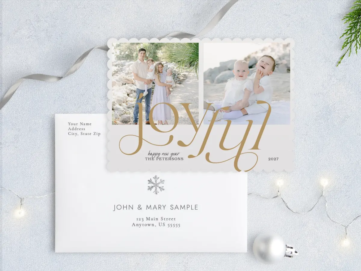 Front with Envelope Design