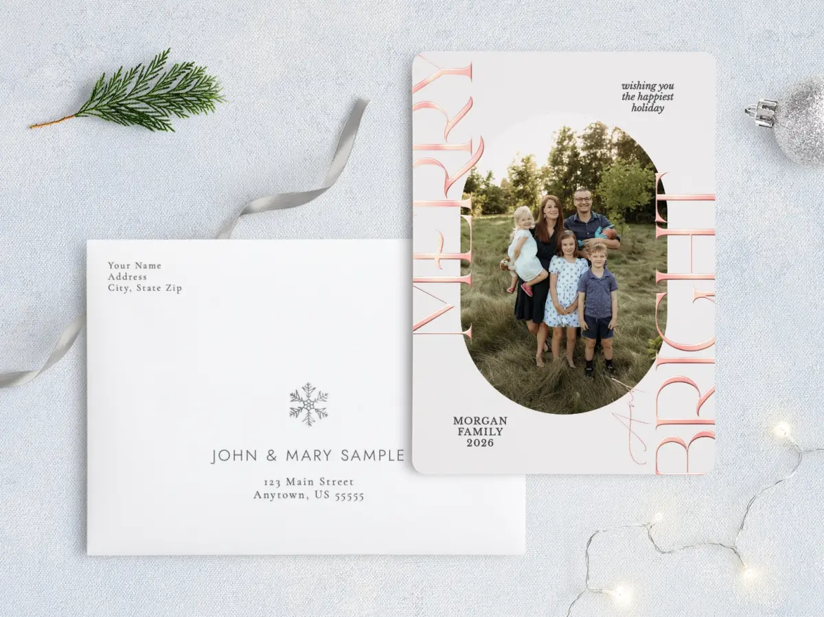 Front with Envelope Design
