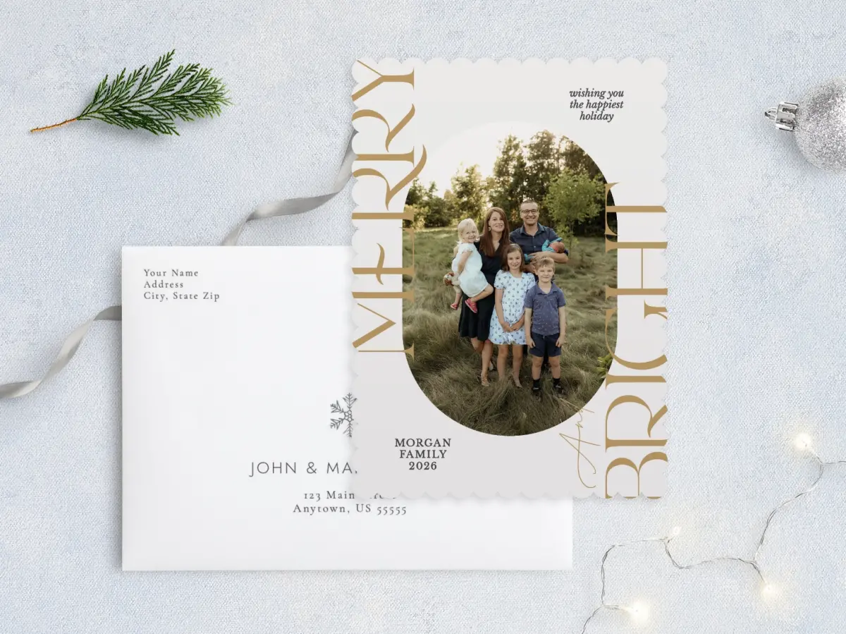 Front with Envelope Design