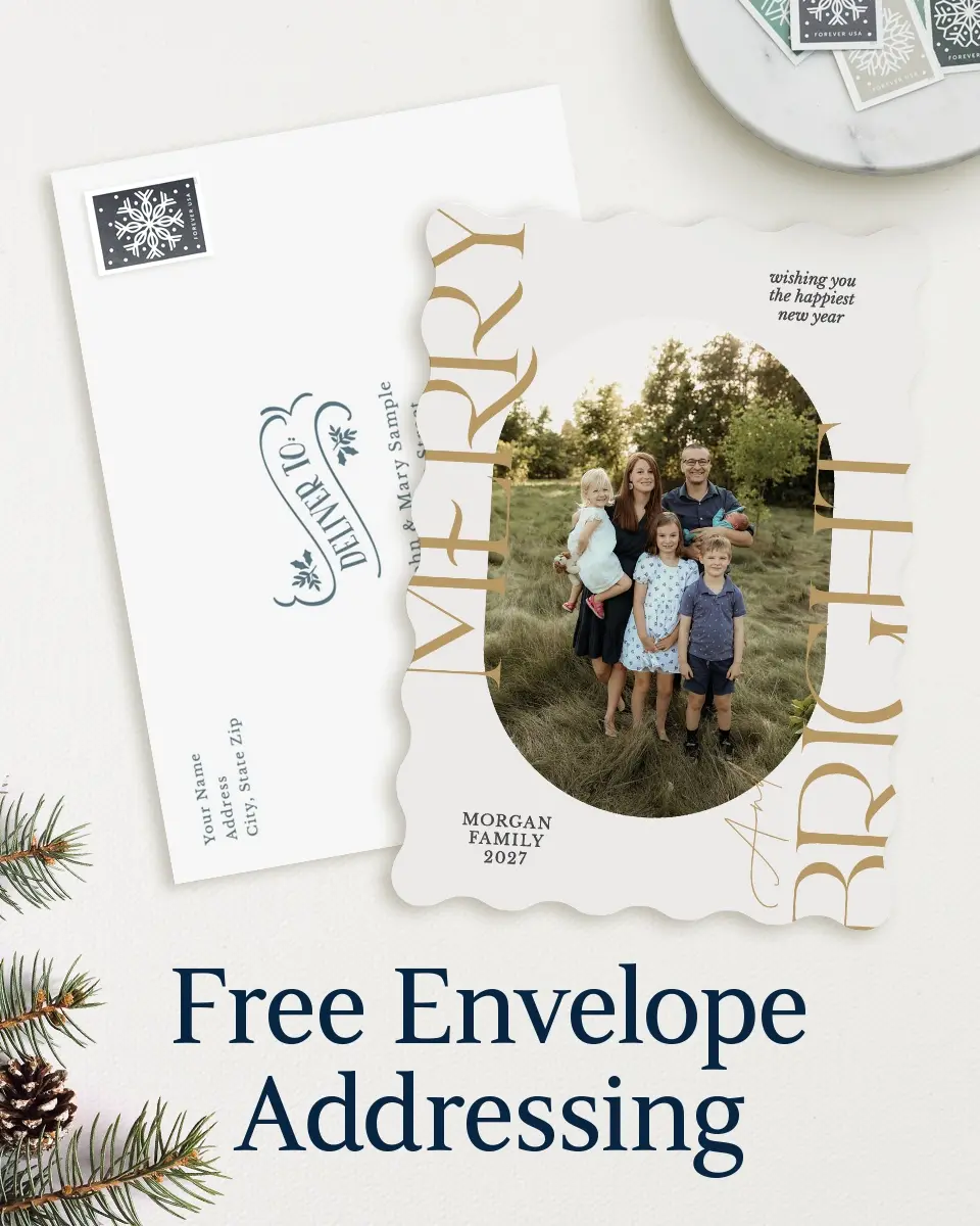 Wavy Christmas Cards