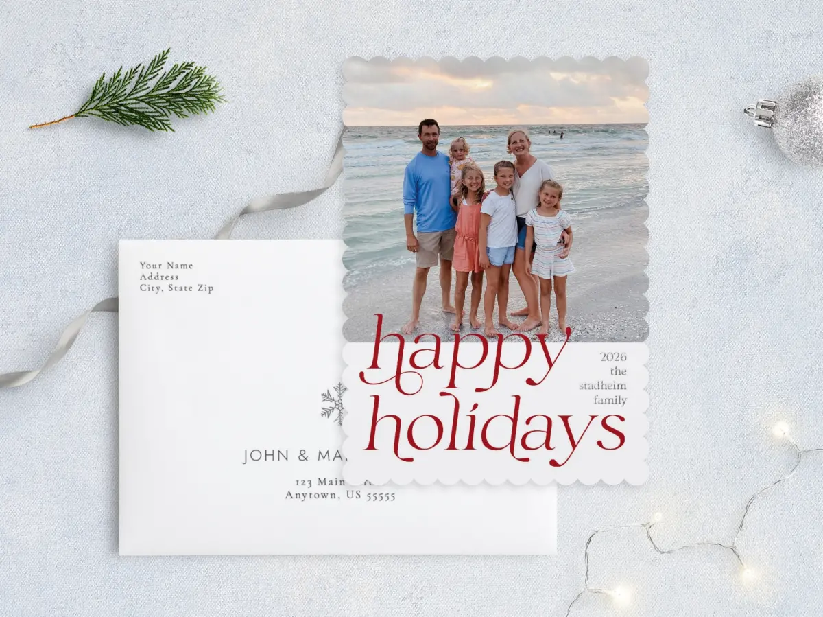 Front with Envelope Design