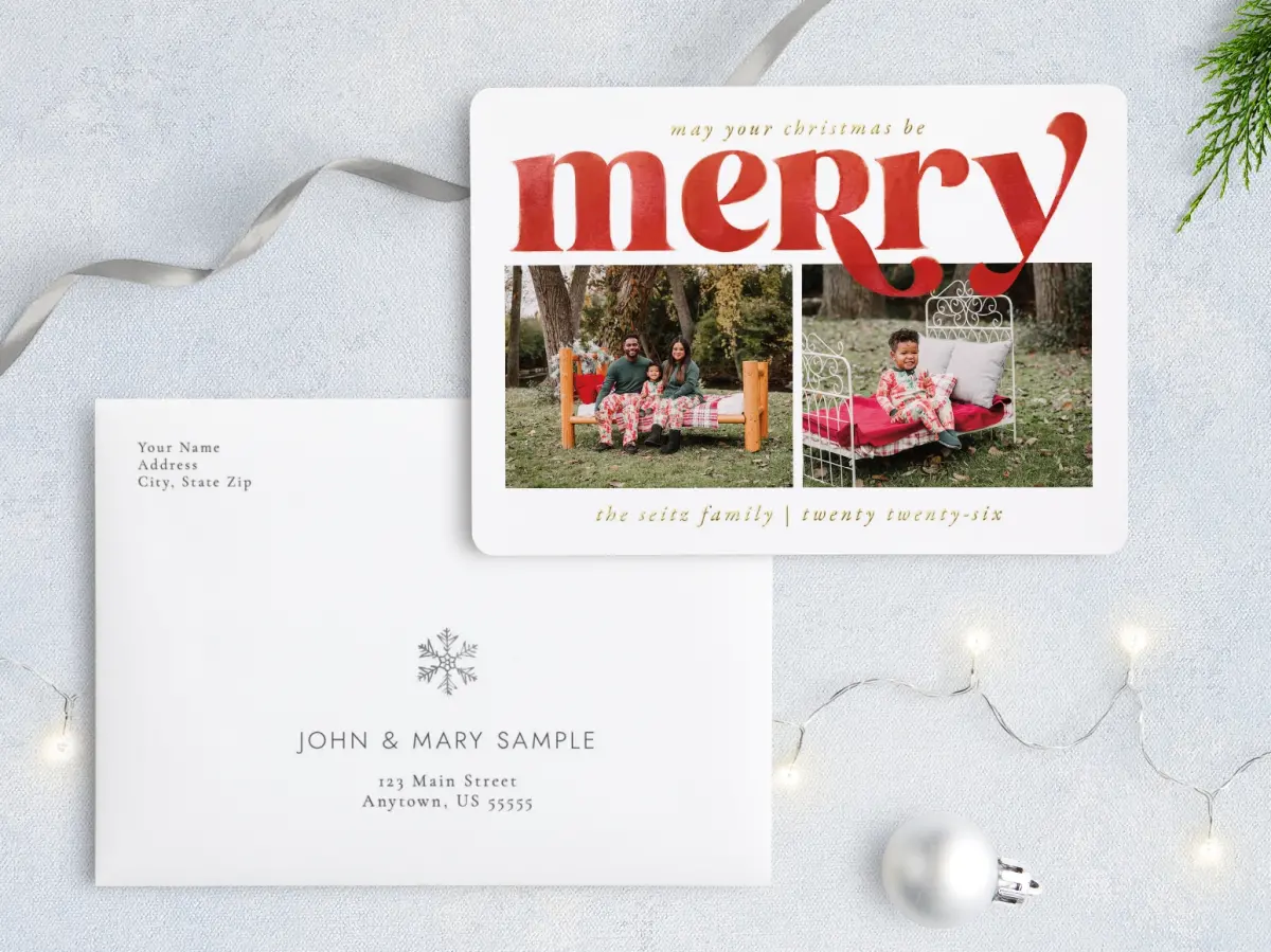 Front with Envelope Design