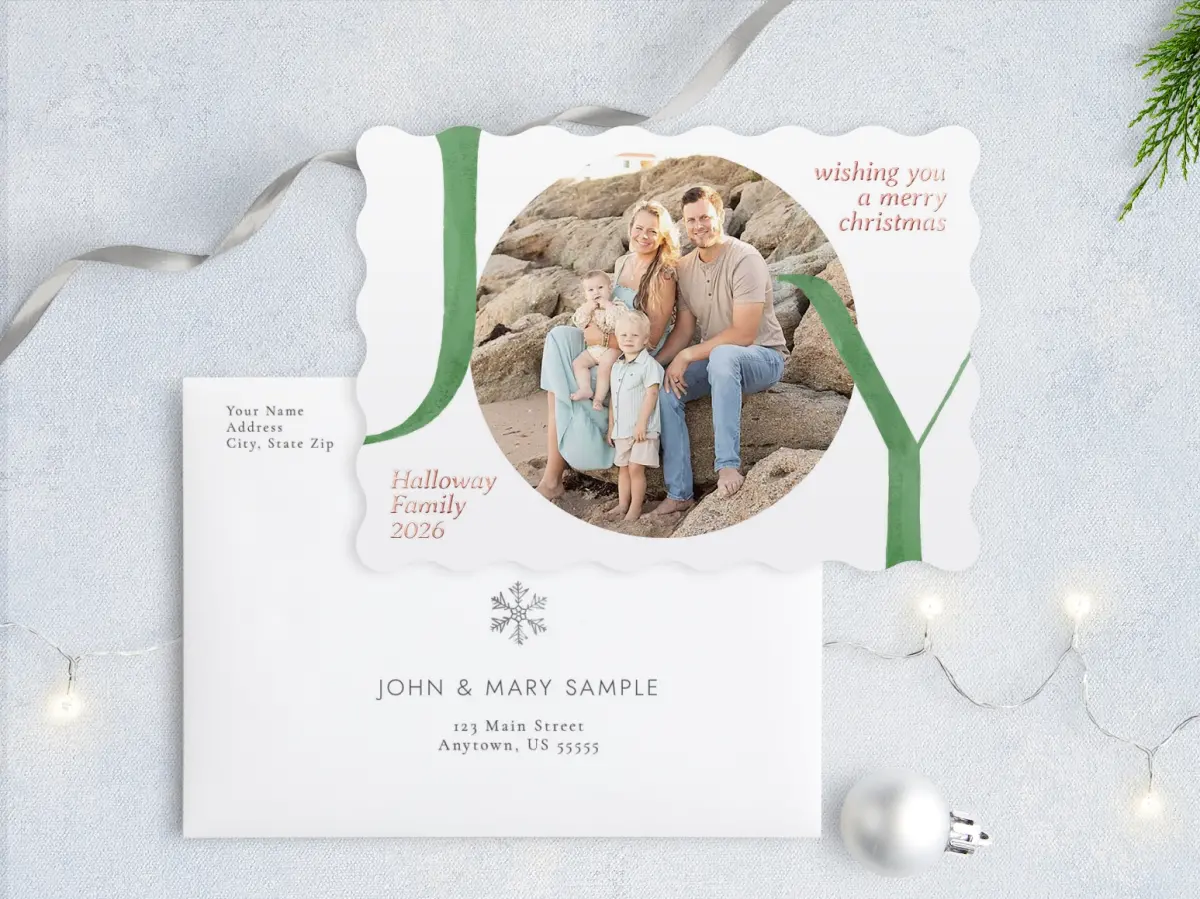 Front with Envelope Design