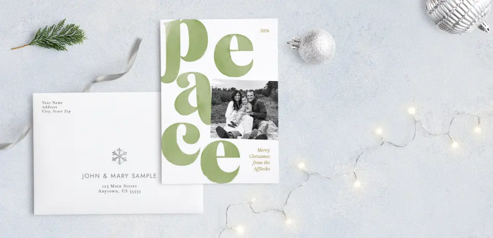 Front with Envelope Design