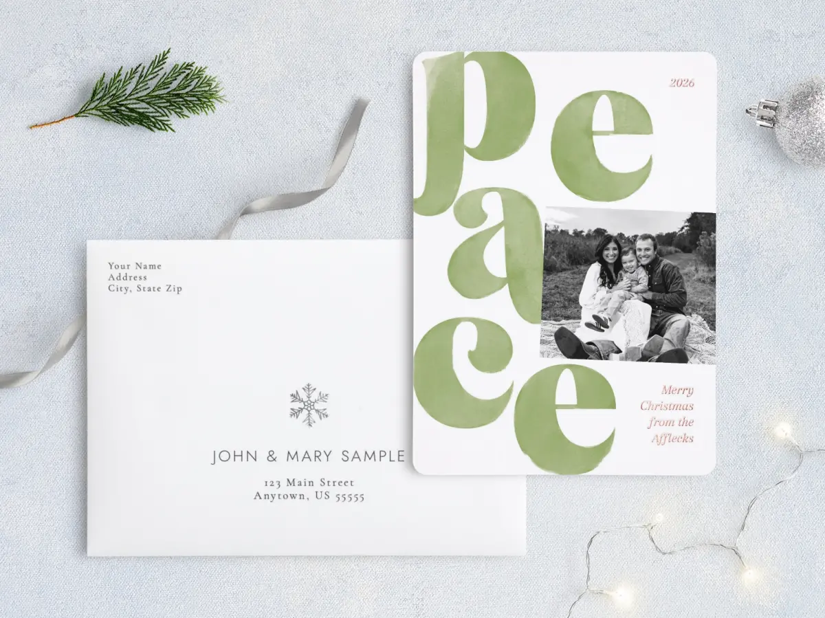 Front with Envelope Design