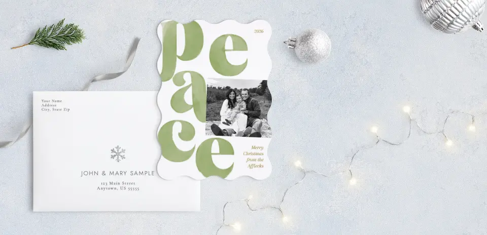 Front with Envelope Design