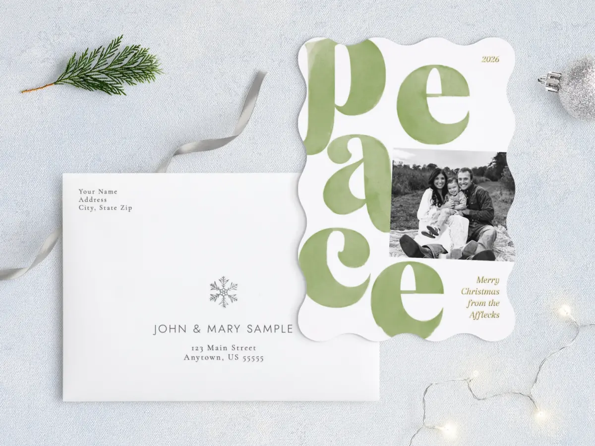Front with Envelope Design