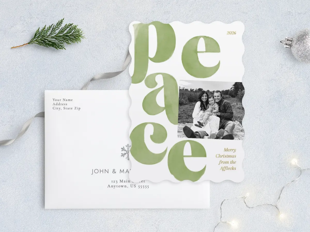 Front with Envelope Design