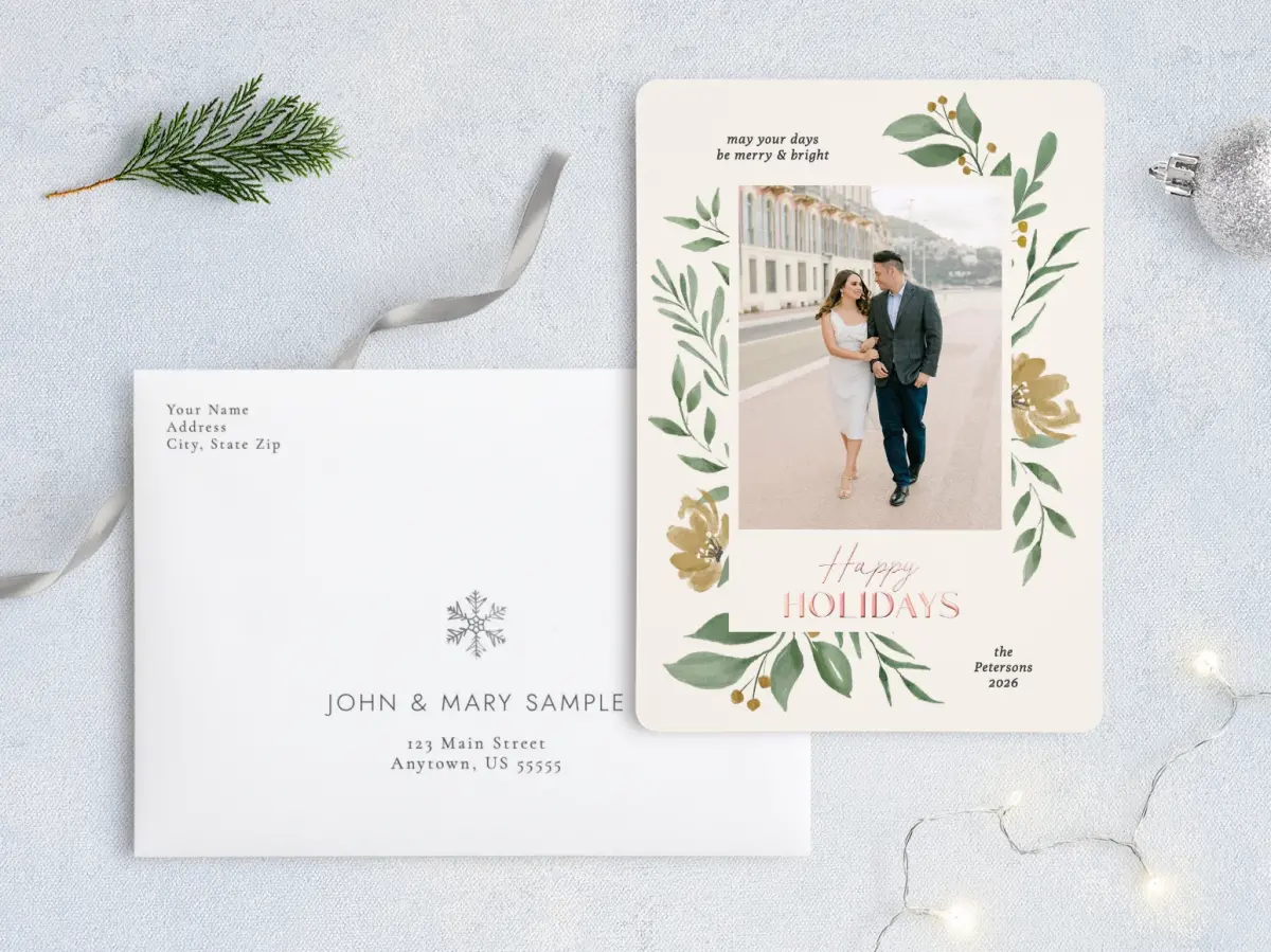 Front with Envelope Design