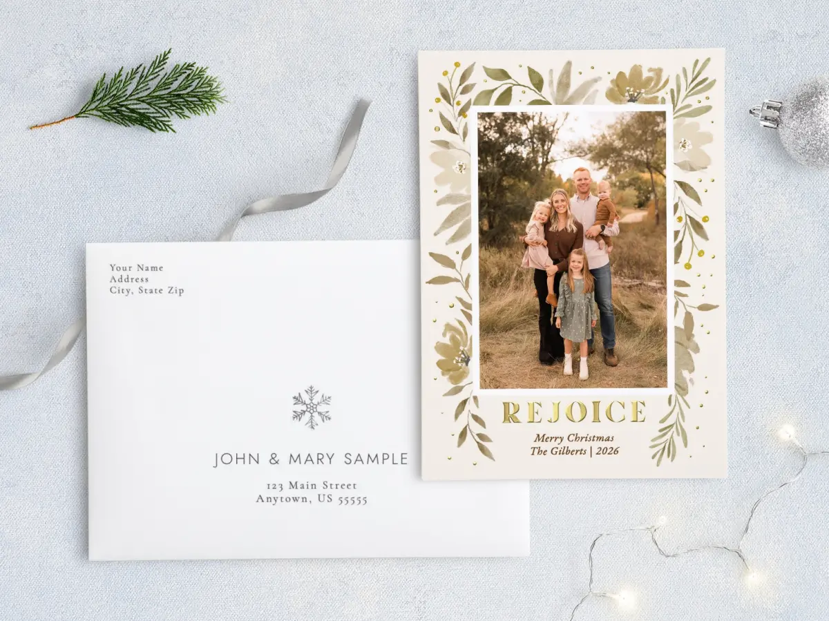 Front with Envelope Design