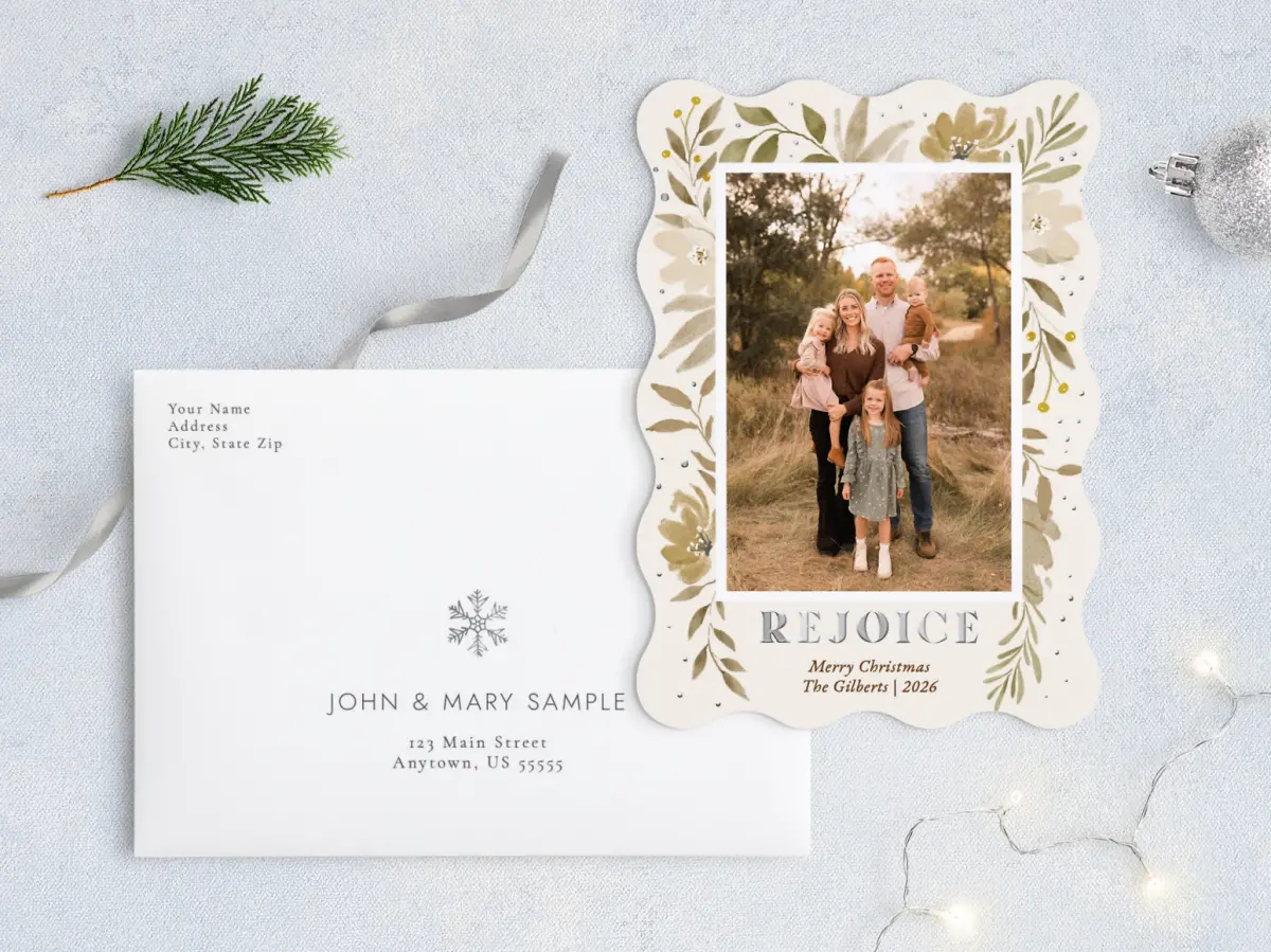 Front with Envelope Design