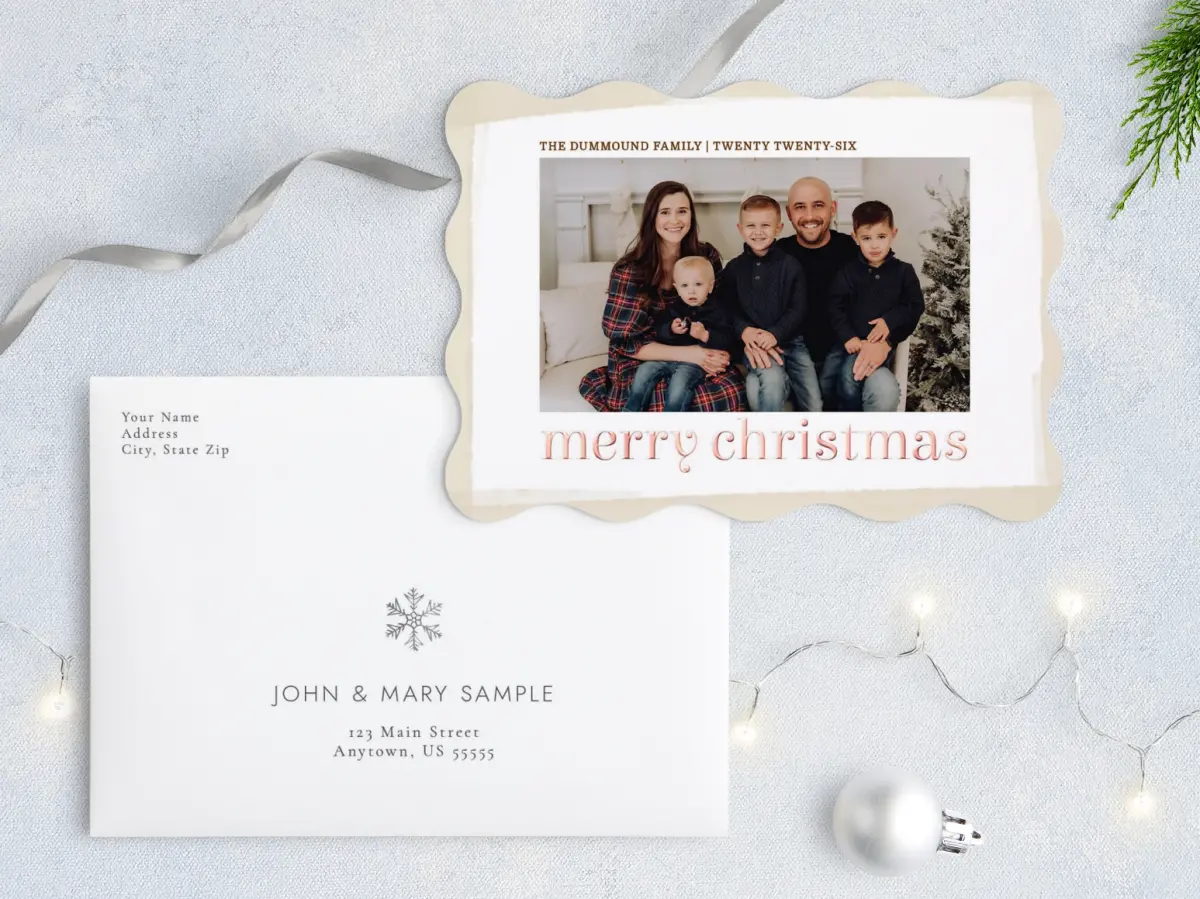 Front with Envelope Design