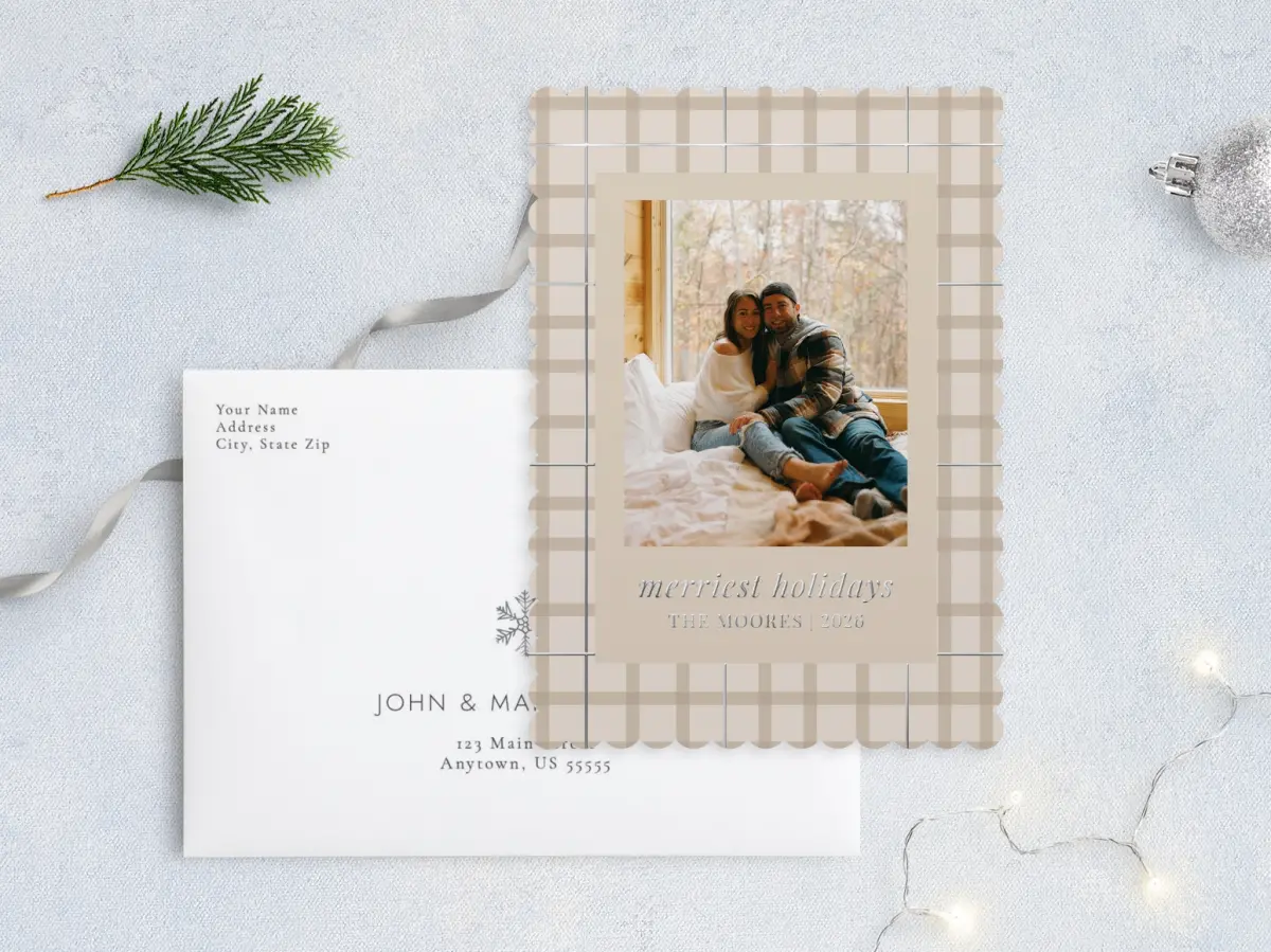 Front with Envelope Design