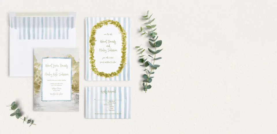 Front of Save the Date Card