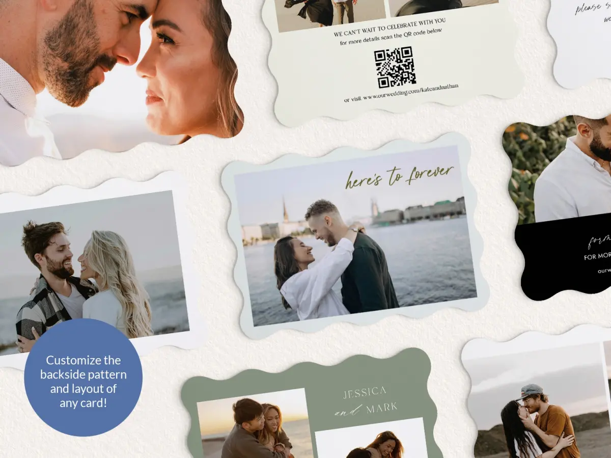 Back of Save the Date Card