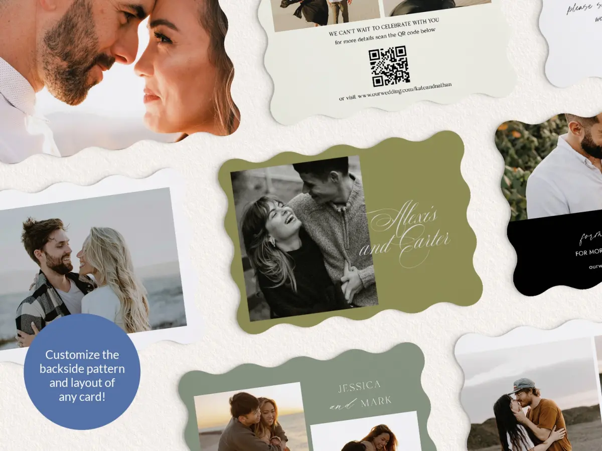 Back of Save the Date Card