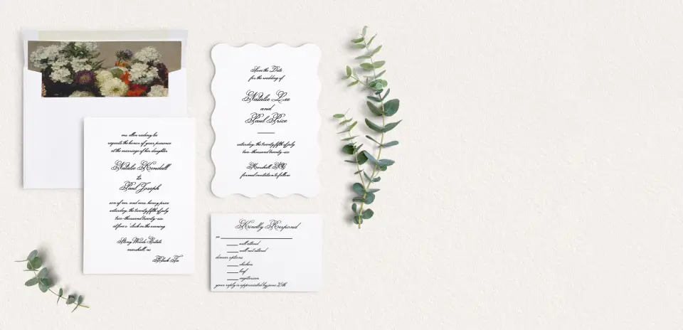 Front of Save the Date Card