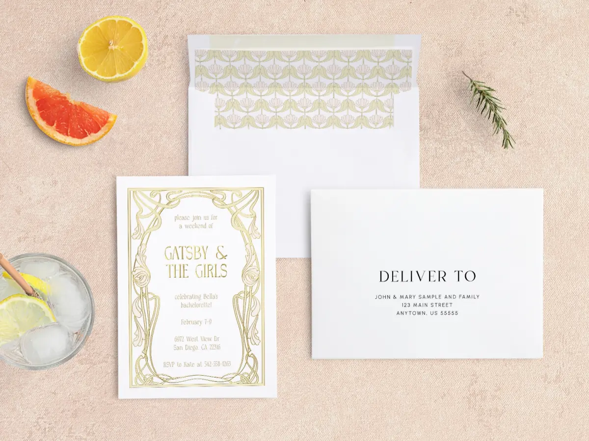 Front with Envelope Liner