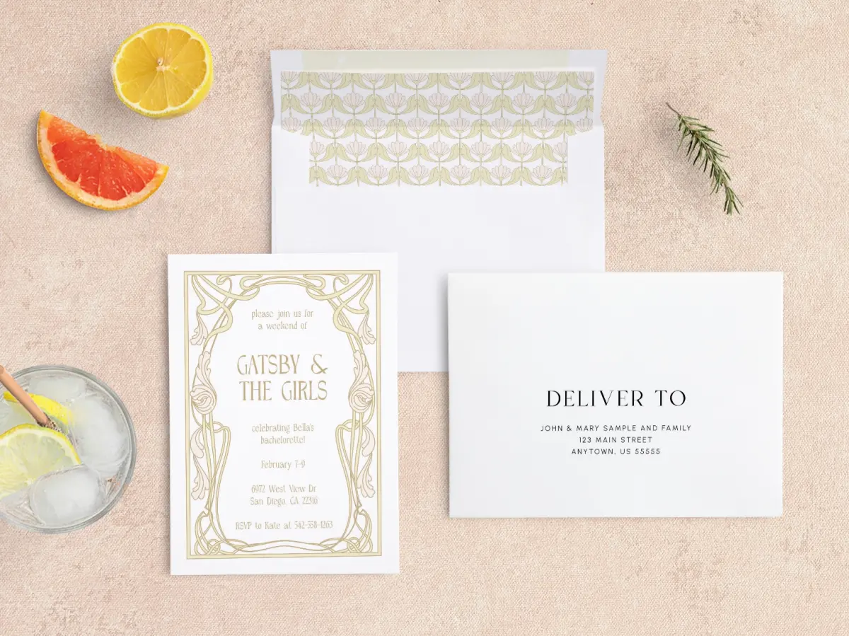 Front with Envelope Liner