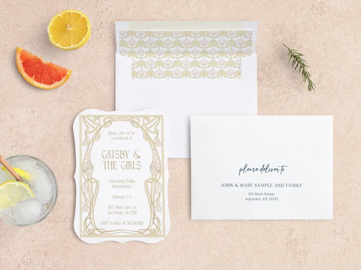 Front with Envelope Liner