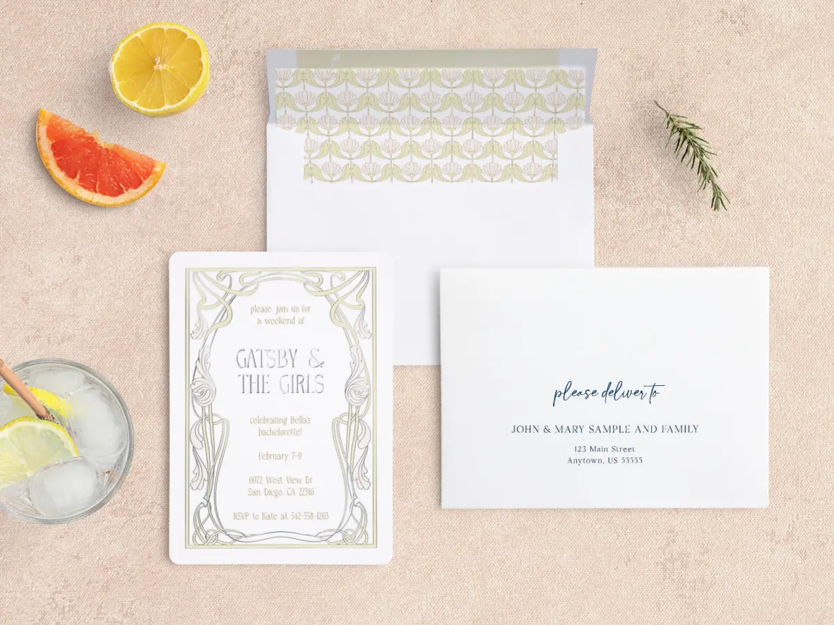 Front with Envelope Liner