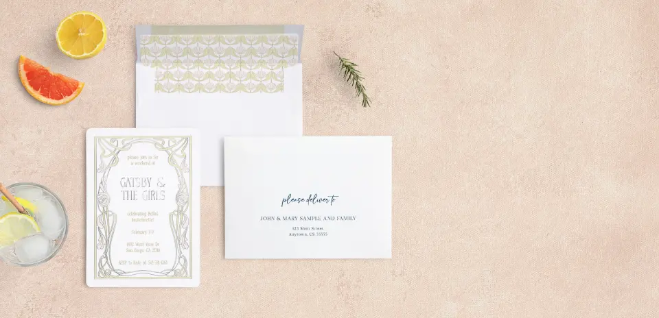 Front with Envelope Liner