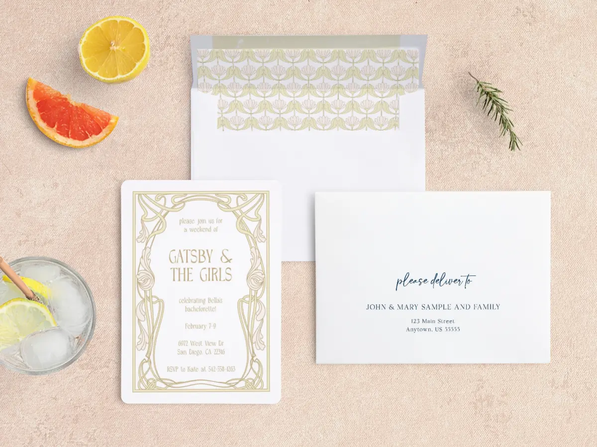 Front with Envelope Liner