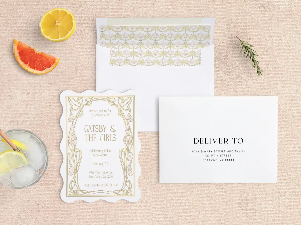 Front with Envelope Liner