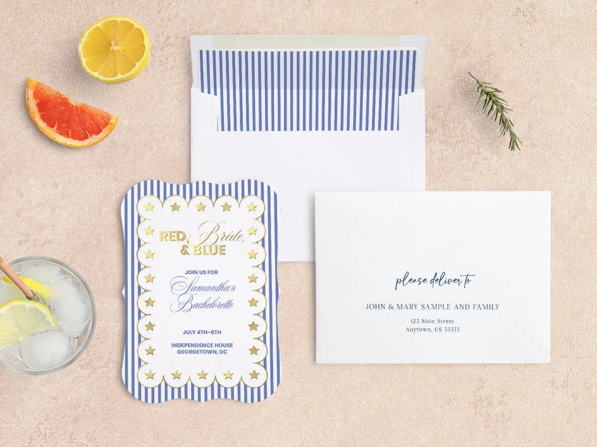 Front with Envelope Liner
