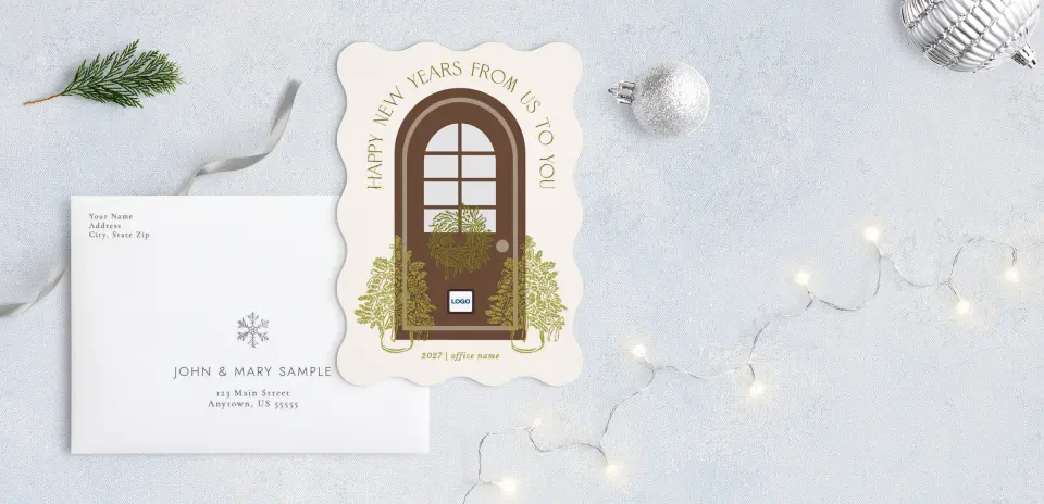 Front with Envelope Design